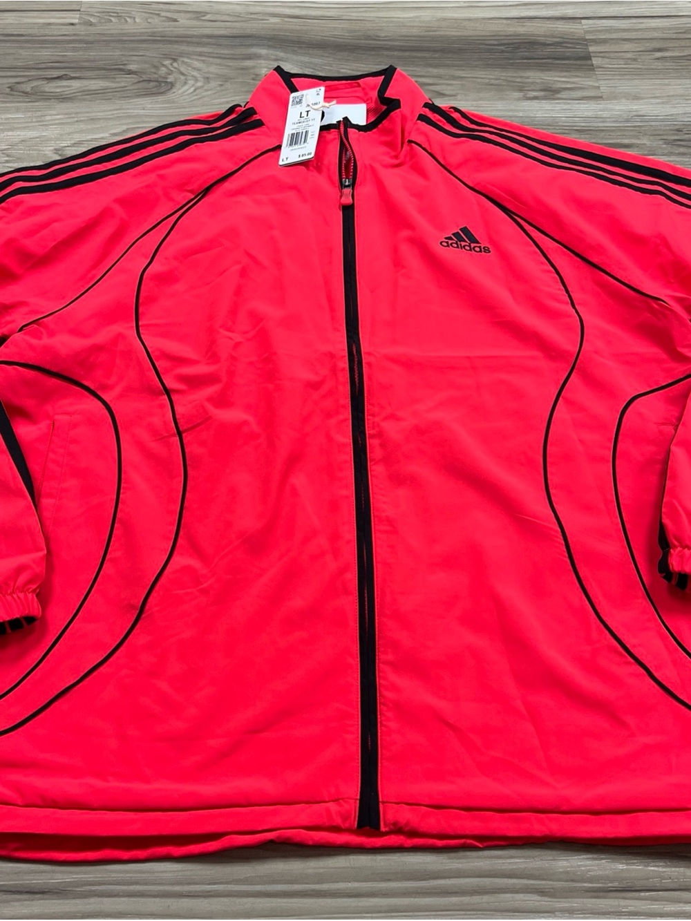 Adidas Originals Teamgeist TT Jacket Lucid Red Track Tops Mens Large Tall JW5867